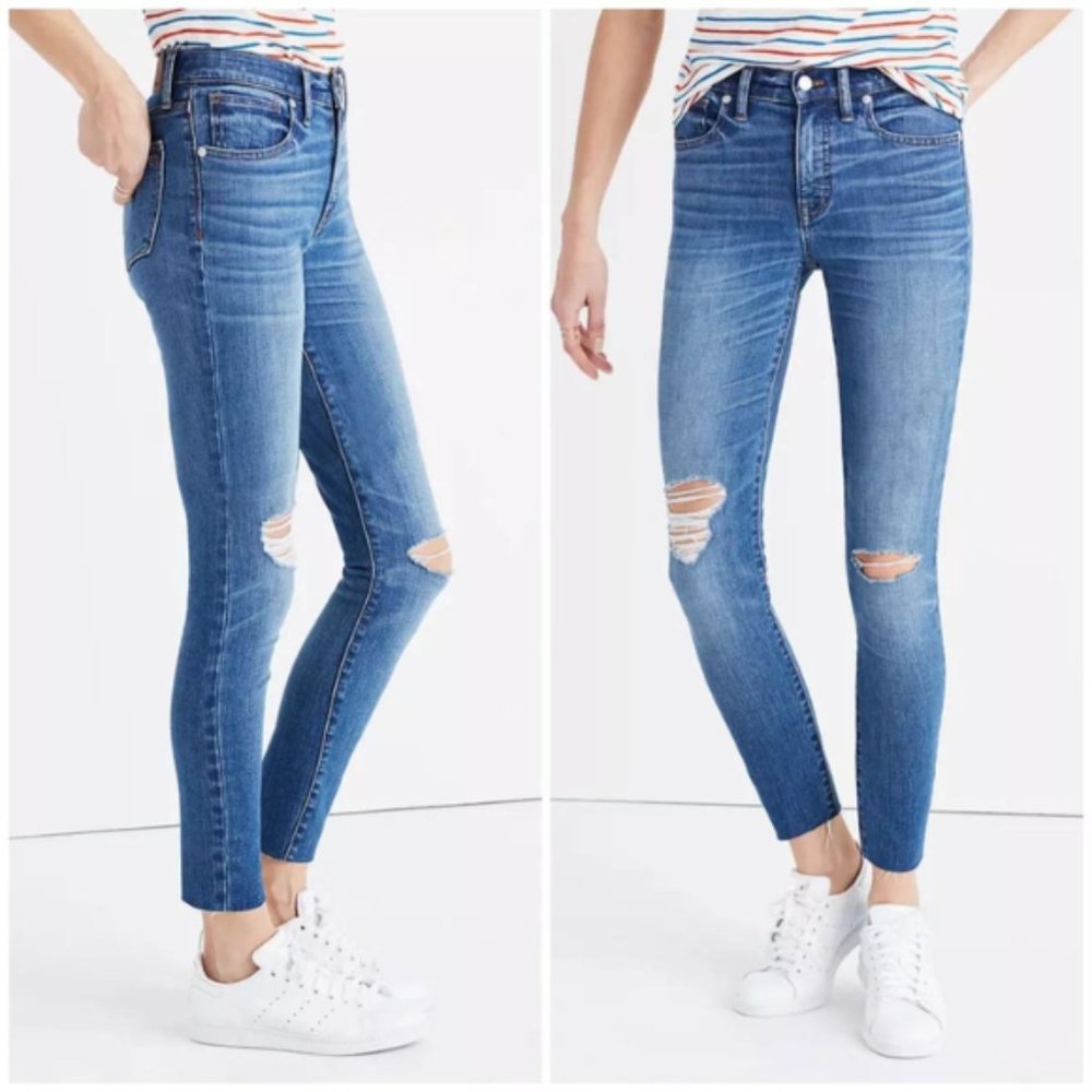 Madewell 9" High Riser Skinny Skinny Crop Jeans